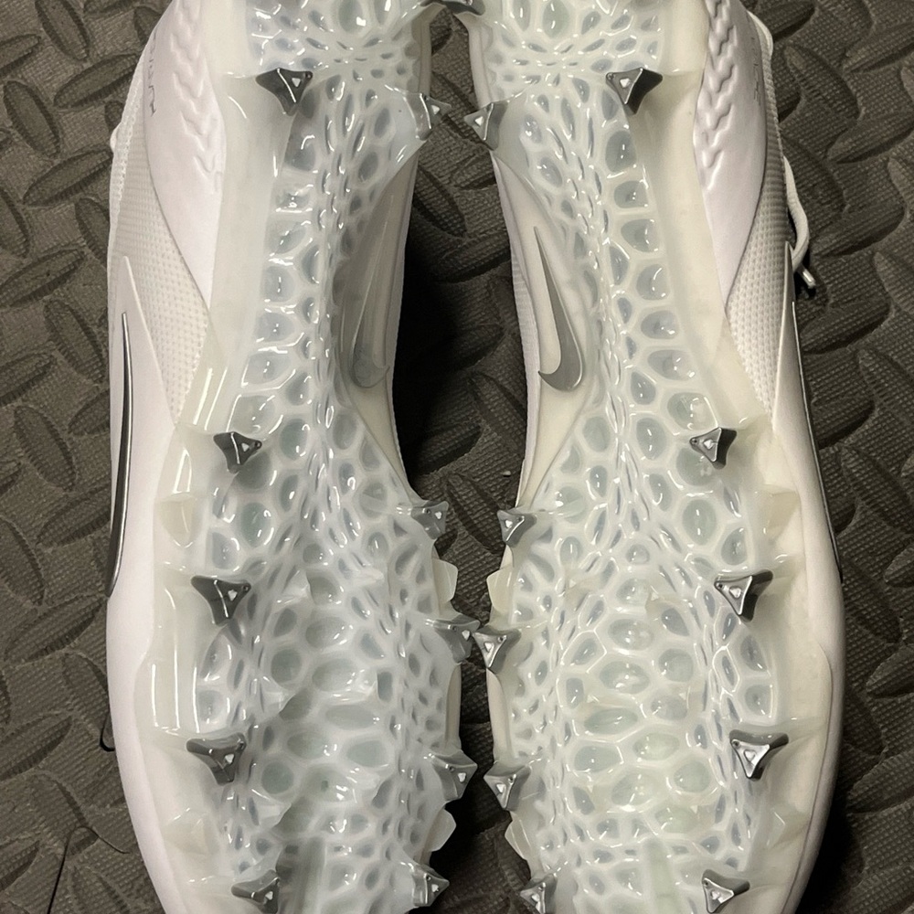 Nike Alpha Huarache 8 Pro LAX White Platinum CW4439-110 Men's Size 14 Cl… - Picture 8 of 10